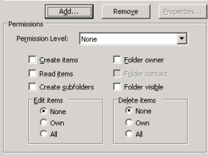 Adding Permissions to Your Calendar