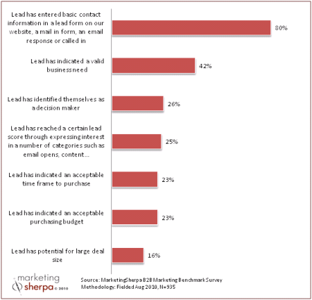 B2B Lead Qualification Requirements